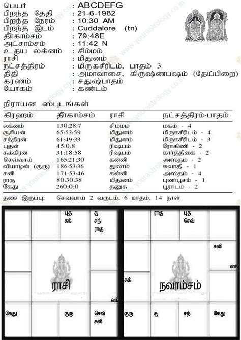 free jathagam tamil|Free Tamil Jathagam Online